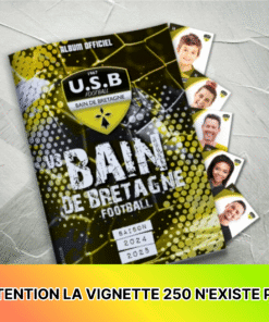 US BAIN FOOTBALL - ATTENTION LA VIGNETTE 250 N'EXISTE PAS