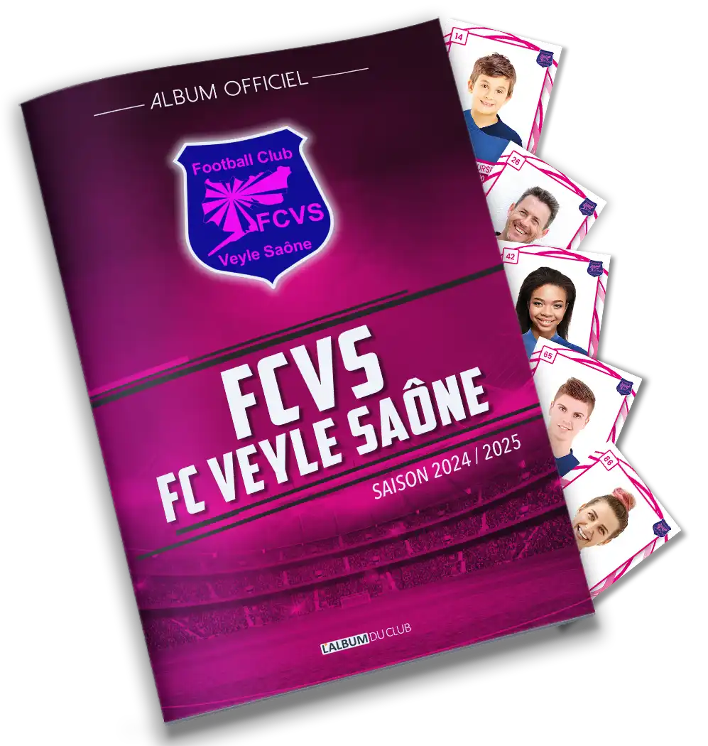 Album de vignettes FC Veyle Saône
