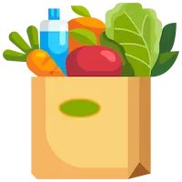 Icône association de commerçants album de vignettes