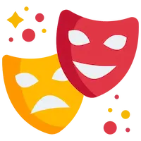 Icône club culturel album de vignettes