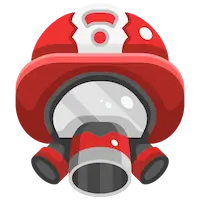 Icône pompier album de vignettes