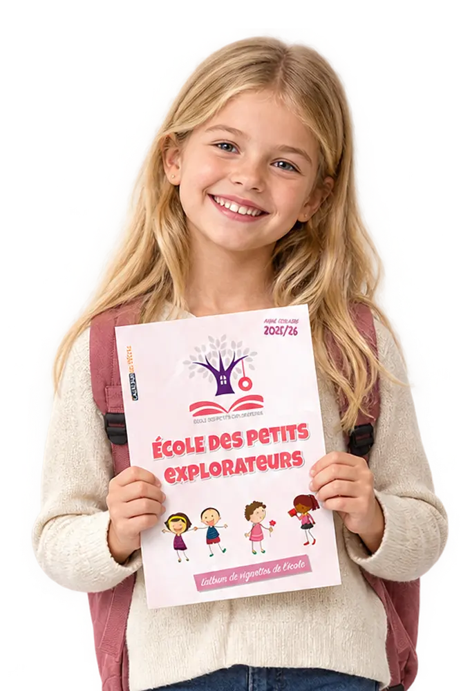 Sticker album for schools