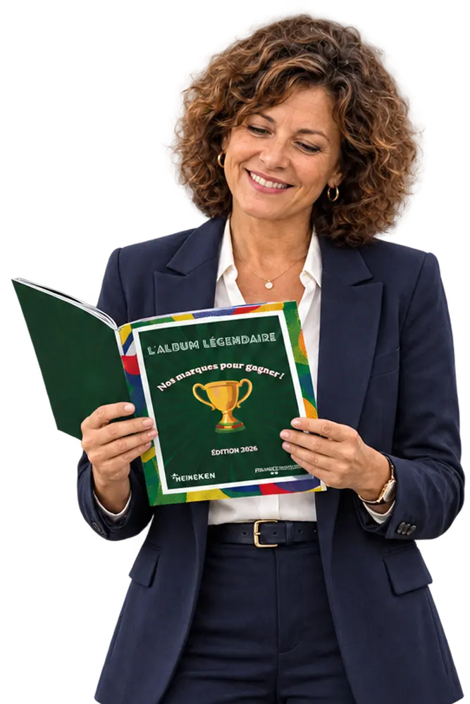 Sticker album for companies